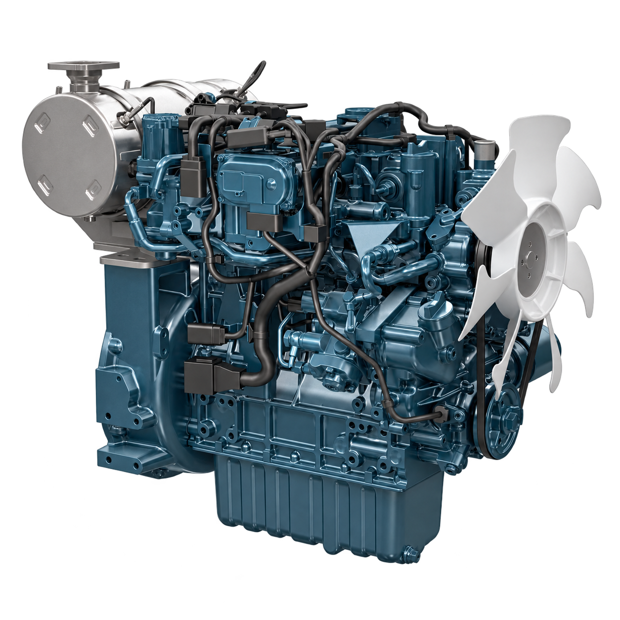 Дизельный двигатель Kubota V1505